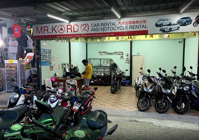 Motorbike for rent Krabi